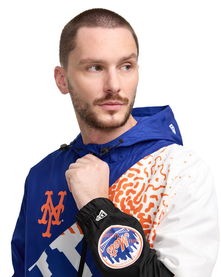 New York Mets Sport Classics Color Block Windbreaker