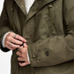 New Era Cap Dark Khaki Fishtail Parka Jacket