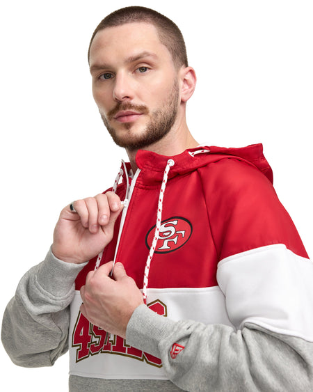 Kansas City Chiefs Throwback Color Block Hoodie