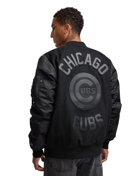 Alpha Industries x San Francisco Giants MA-1 Wool Varsity Jacket Black