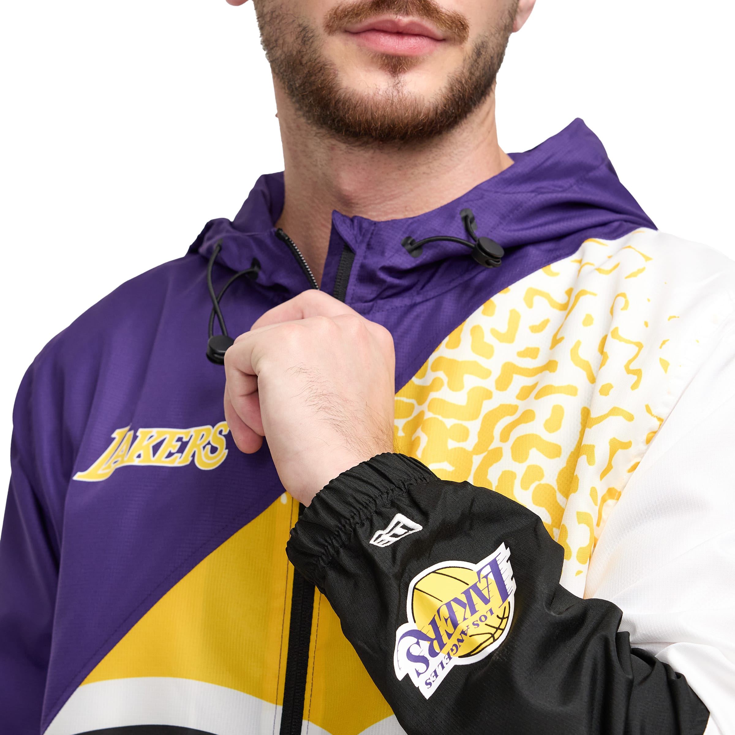 Los Angeles Lakers Sport Classics Color Block Windbreaker New Era Cap