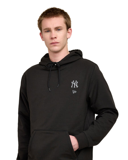 New York Yankees Logo Essentials Tonal Black Hoodie