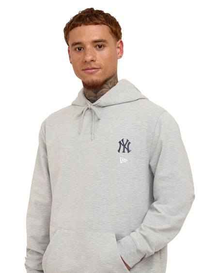 New York Yankees Logo Essentials Gray Hoodie