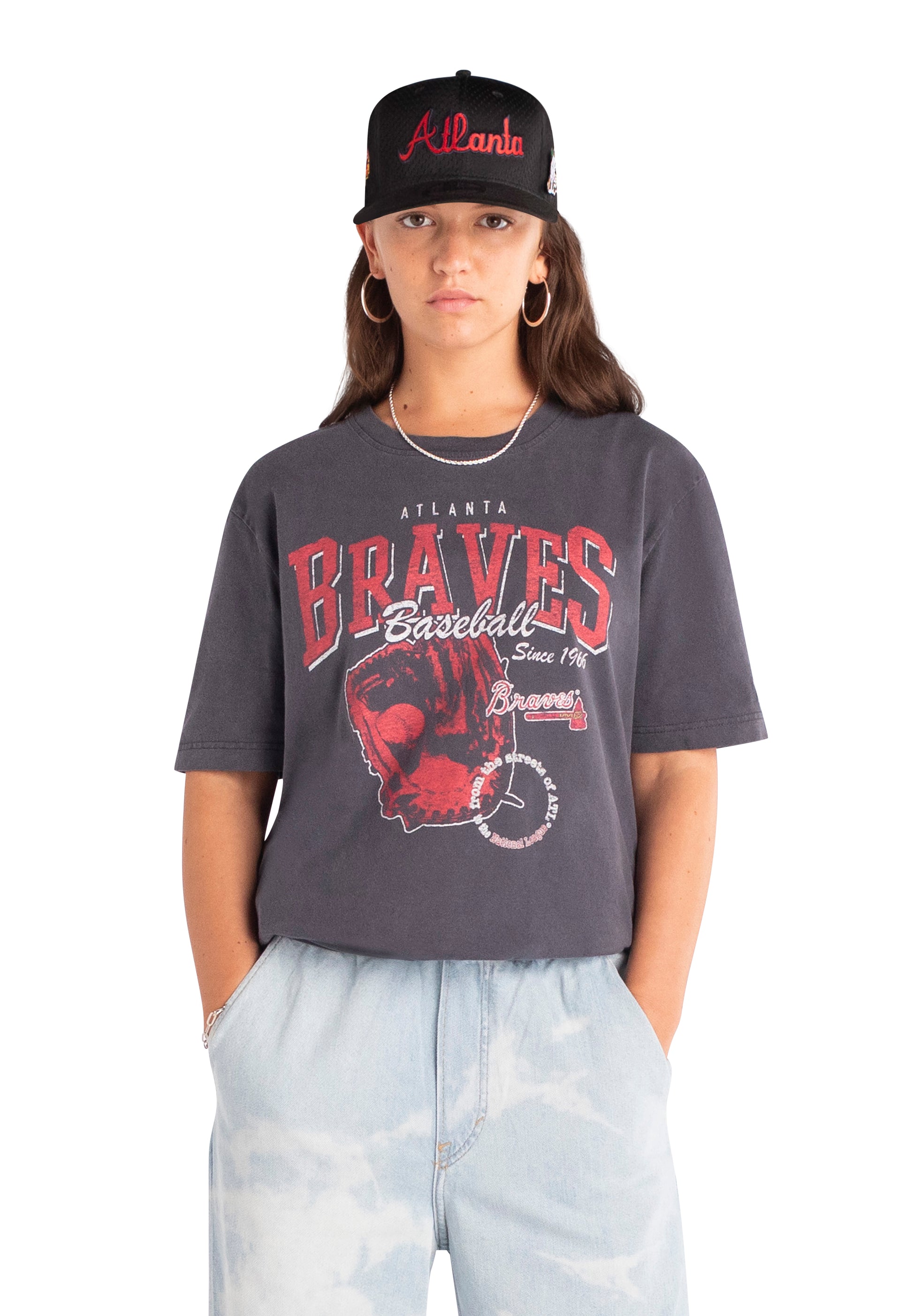 Atlanta Braves Old School Sport Women's T-Shirt