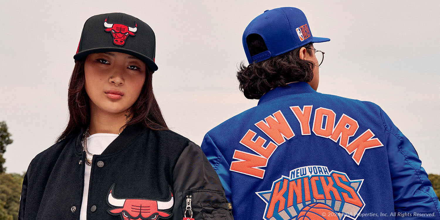 Shop the NBA x New Era x Alpha Industries collection