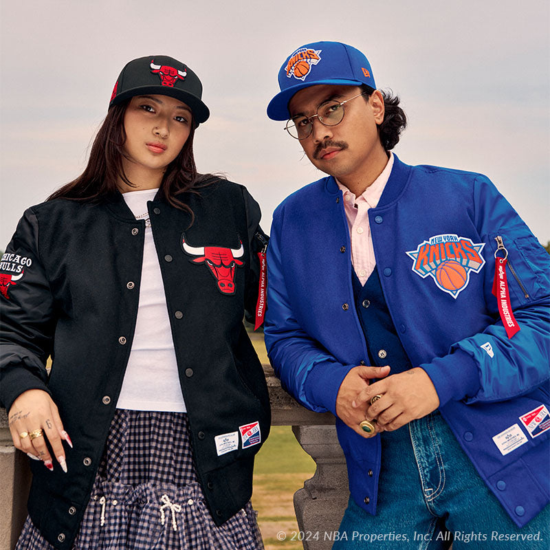 Shop the NBA x New Era x Alpha Industries collection