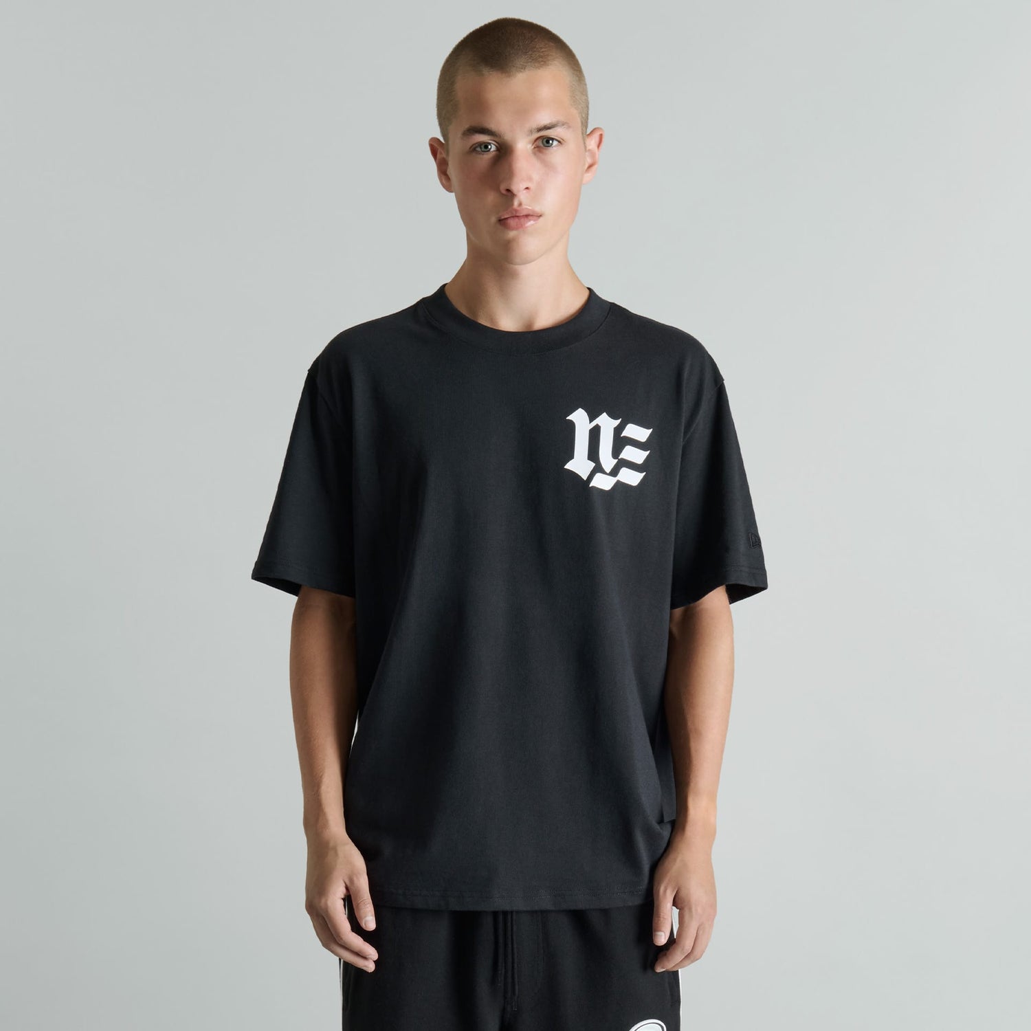 Brand New Era Blackletter Graphic Black T-Shirt