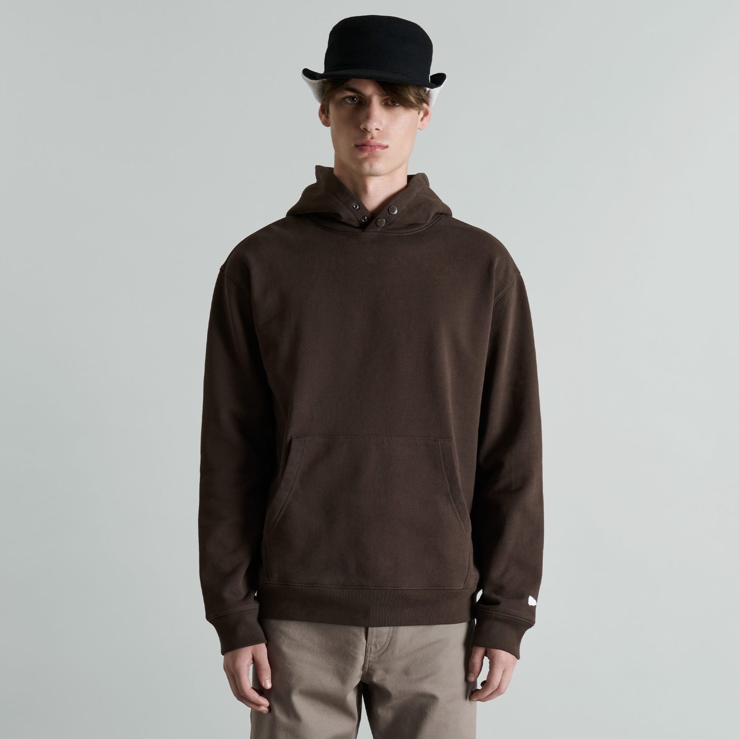 Brand New Era Amherst Corporal Walnut Snap Hoodie