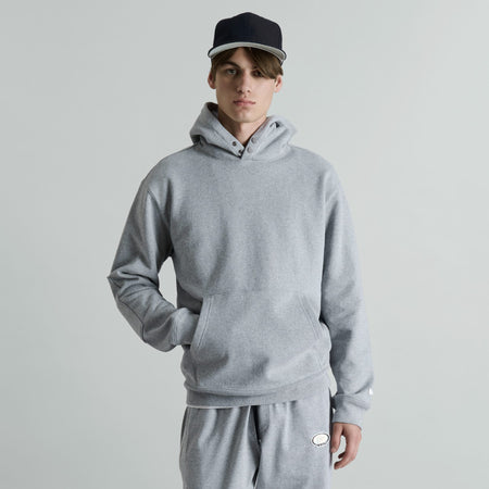 Amherst Corporal Heather Gray Snap Hoodie