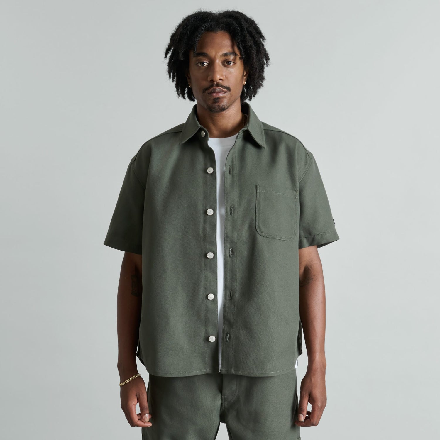 Brand New Era Founders Dusty Charcoal Work Shirt