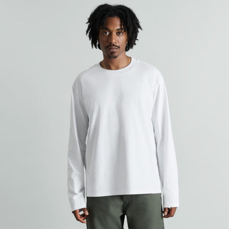 Erhardt White Long Sleeve T-Shirt