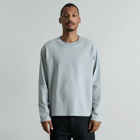 Erhardt Heather Gray Long Sleeve T-Shirt