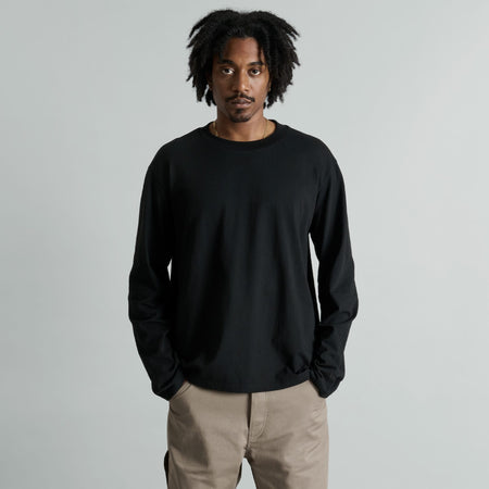 Erhardt Black Long Sleeve T-Shirt