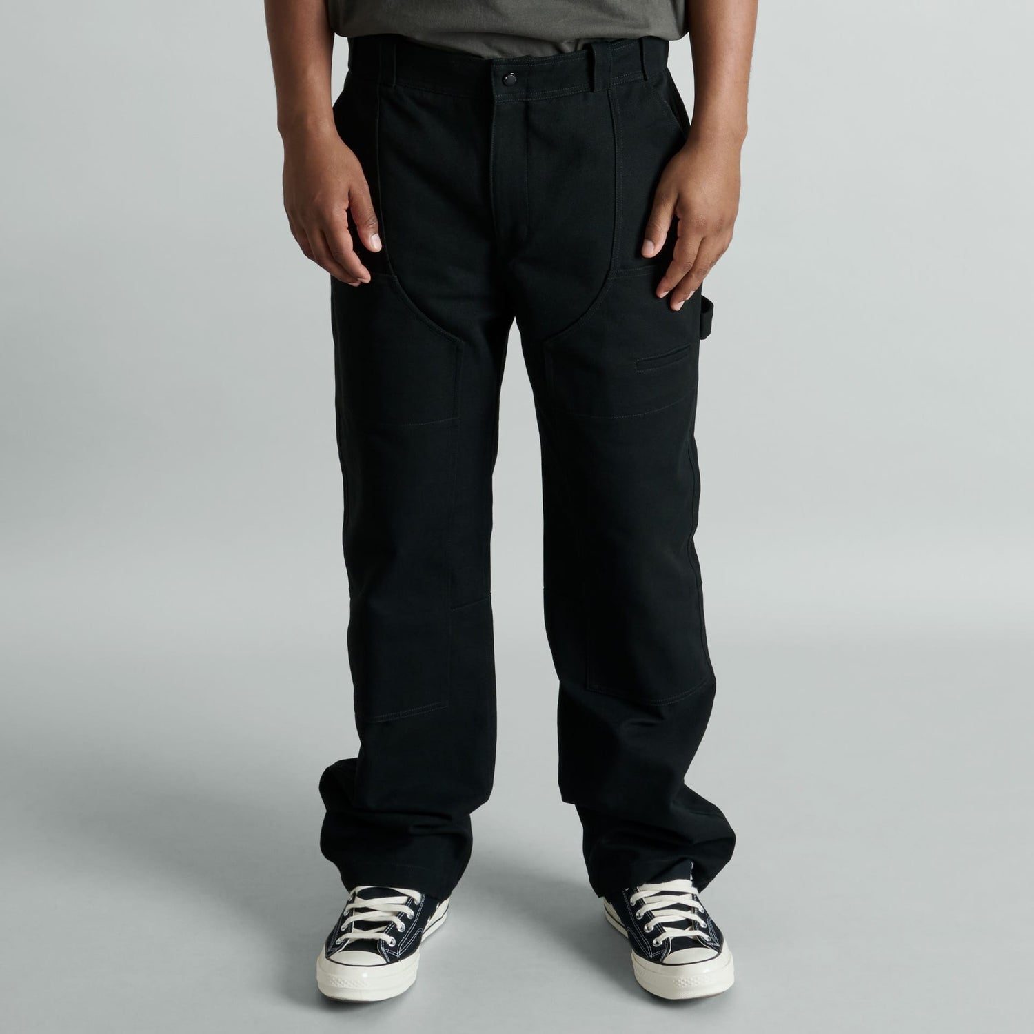 Brand New Era Forge Black Double Knee Pants