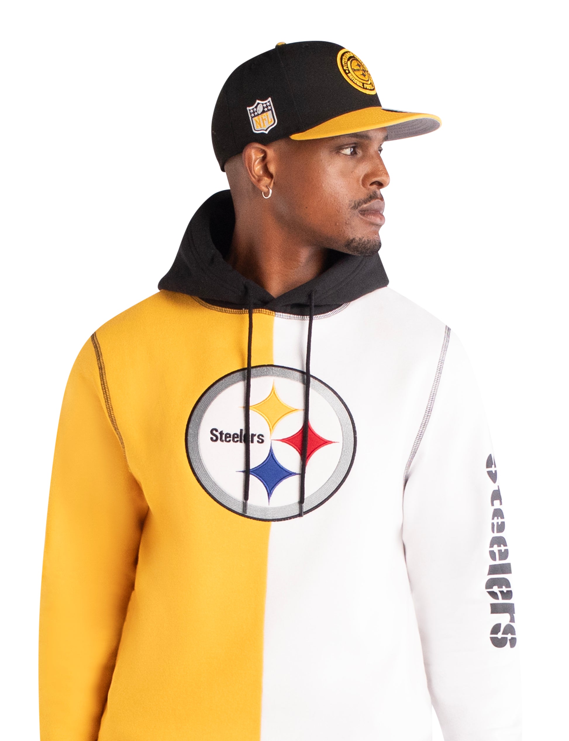 NFL Team Apparel Pittsburgh Steelers Womens Hoodie Sweatshirt Size