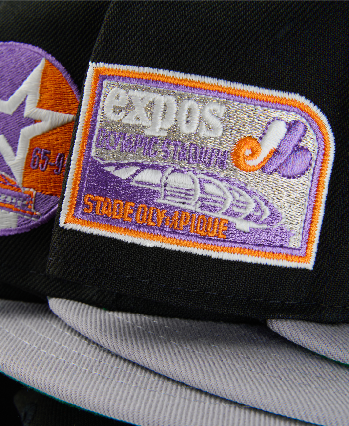 Right side patch of Montreal Expos Ghost Night cap image