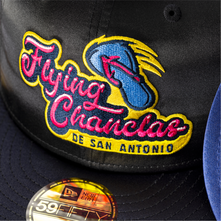 San Antonio MiLB Black Satin cap