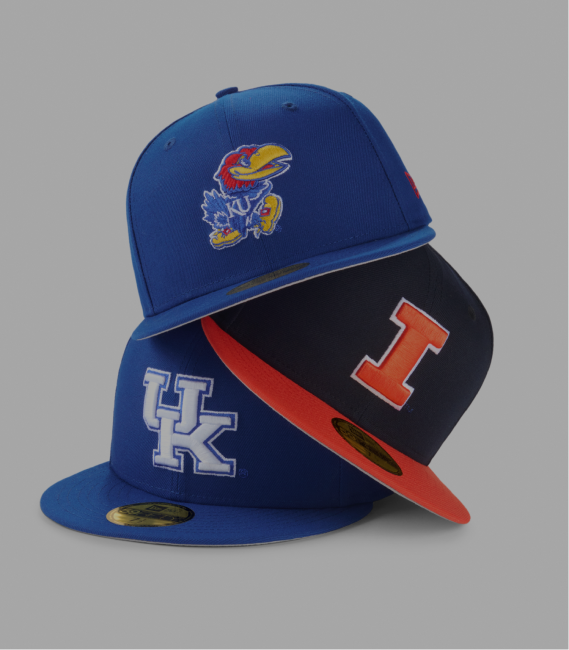 new era college キャップ