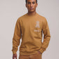 Los Angeles Dodgers Light Bronze Logo Select Crewneck