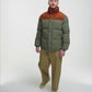 New Era Green Canvas Puffer Jacket