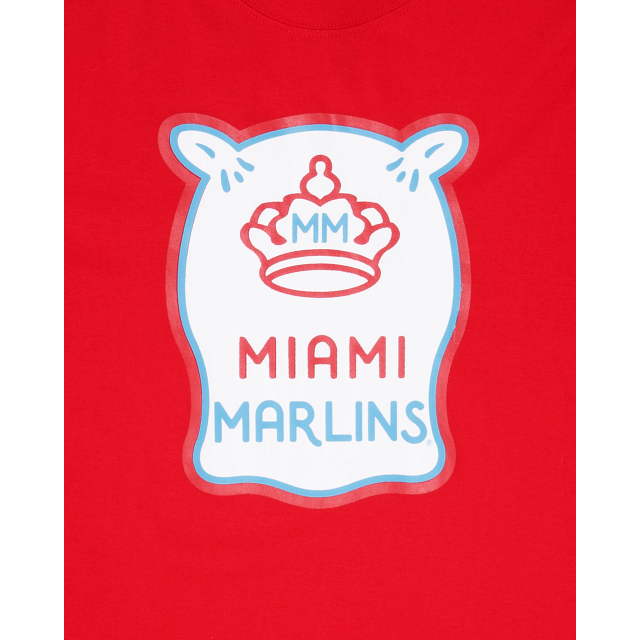 NEW!! Miami Marlins Baseball Team All Time Legends, Miami City Skyline  T-Shirt