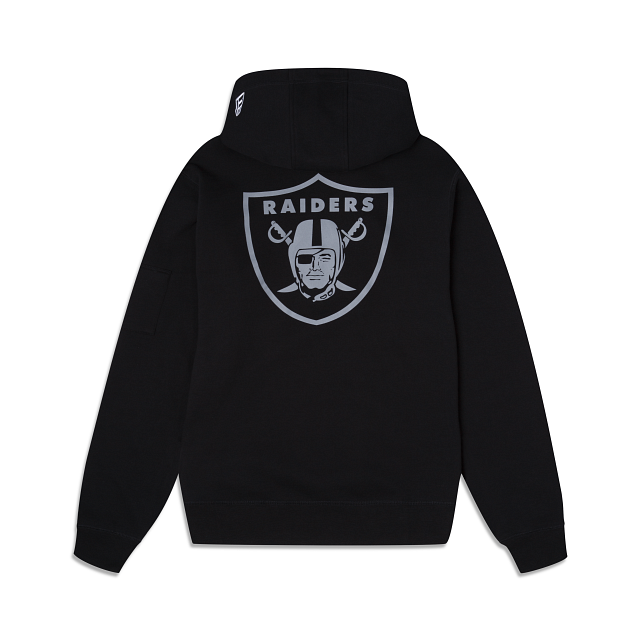 New Era Mens Las Vegas Raiders NFL Team Logo Sweatshirt Hoodie - Black