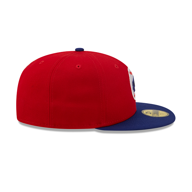 Men's Louisville Bats New Era Navy/Red Authentic Collection