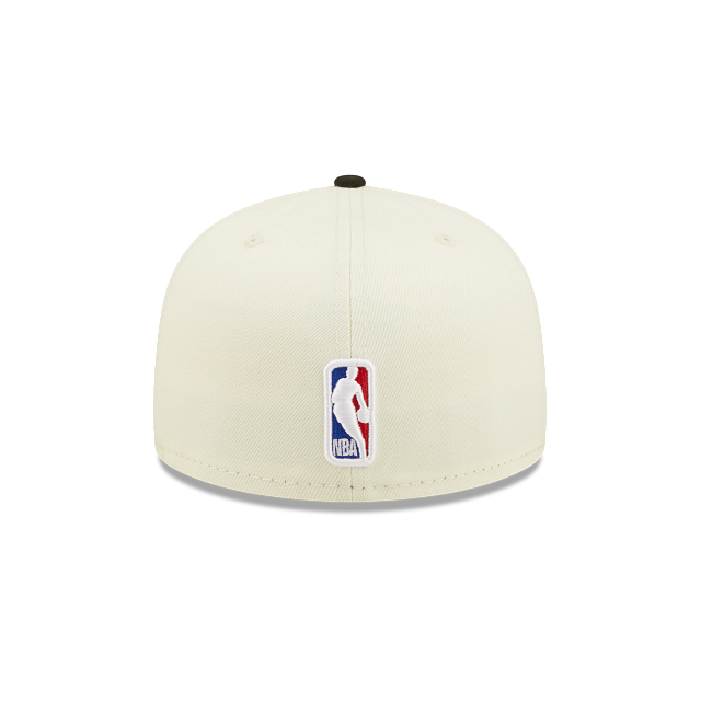 New Era Orlando Magic Fitted Hat Size 7 3/8 Rare Vintage VTG NBA Black  White
