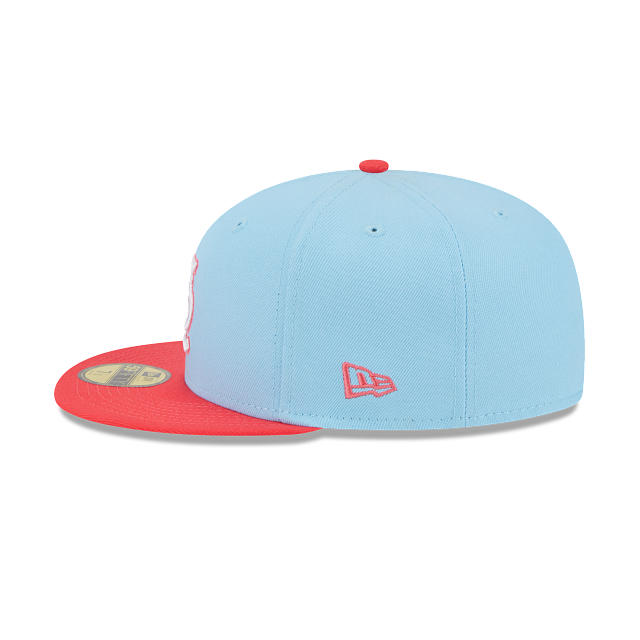 VTG St. Louis Cardinals Baby Blue snapback hat cap new era