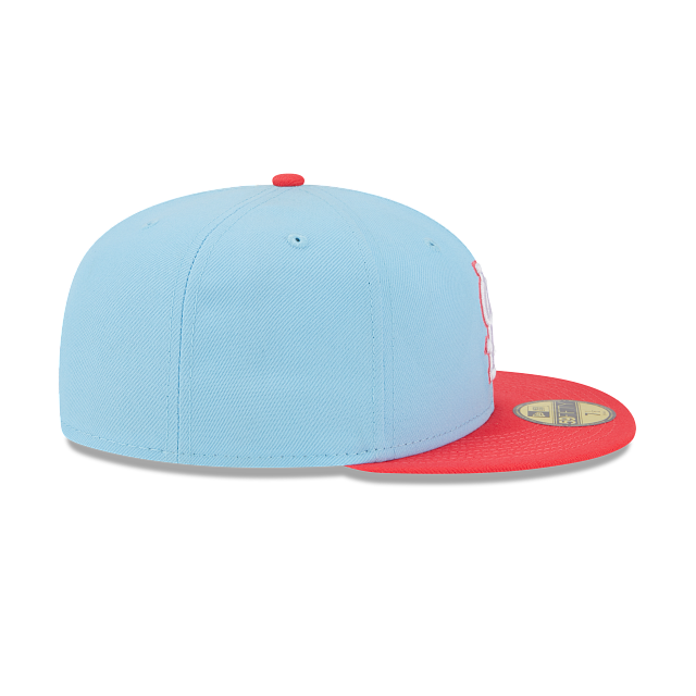 Baby Blue St. Louis Cardinals New Era Fitted Hat Cap Size 7 1/4 MLB Baseball