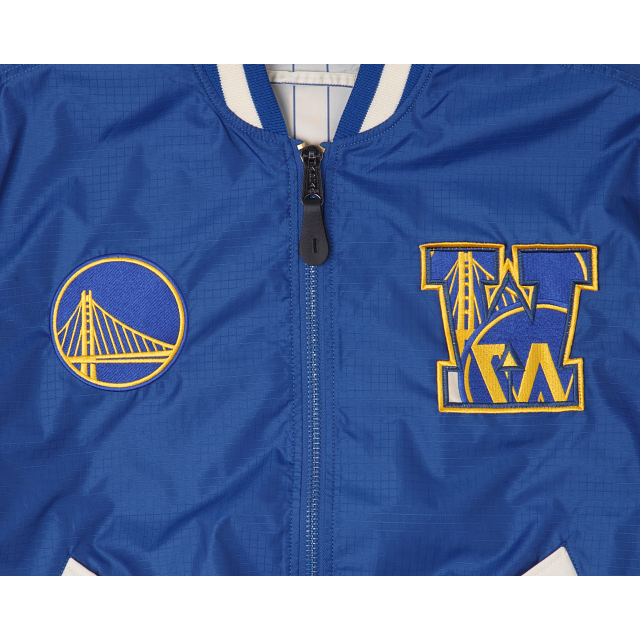 Alpha Industries X Golden State Warriors MA-1 Bomber Jacket