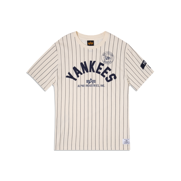 X Industries York Cap Alpha Striped Yankees – T-Shirt New New Era