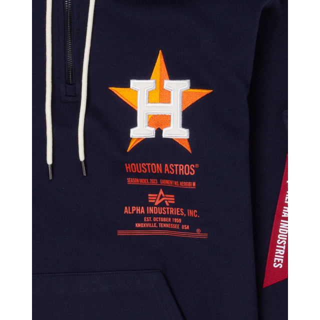 Alpha Industries X Houston Astros Hoodie – Era Zipper Cap New