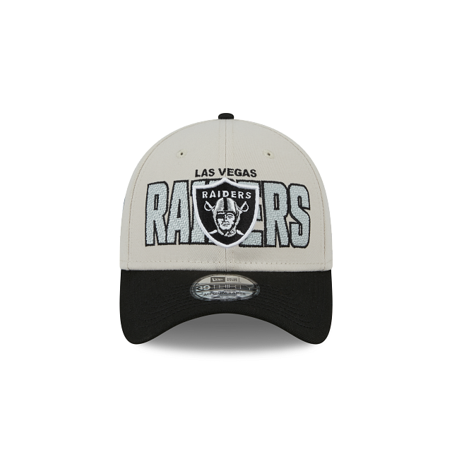 New Era Men's Las Vegas Raiders 2023 NFL Draft 39THIRTY Stretch Fit Hat - S/M Each