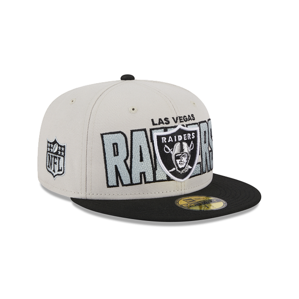 New Era Men's Las Vegas Raiders 2023 NFL Draft 39THIRTY Stretch Fit Hat - M/L Each