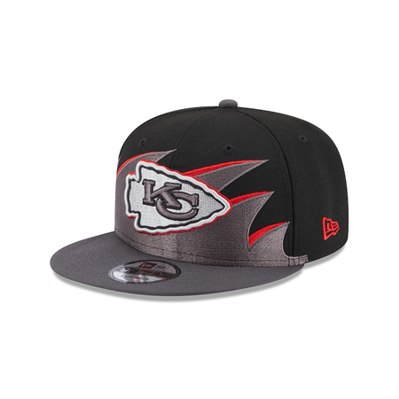 Men's New Era Black KC Chiefs Super Bowl LVII Tarmac 9FIFTY Snapback Hat