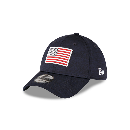 2023 Ryder Cup Team USA Flag 39THIRTY Stretch Fit Hat New Era Cap