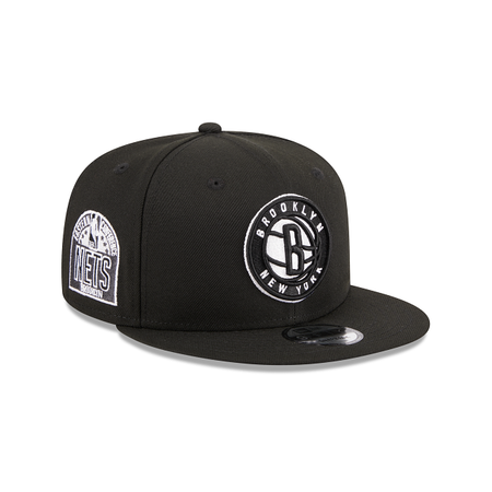 Brooklyn Nets Sidepatch 9FIFTY Snapback Hat