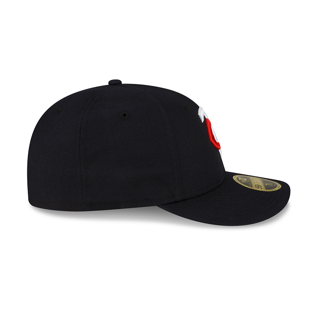 Men's New Era Black Louisville Cardinals Alternate Logo 49FORTY Fitted Hat