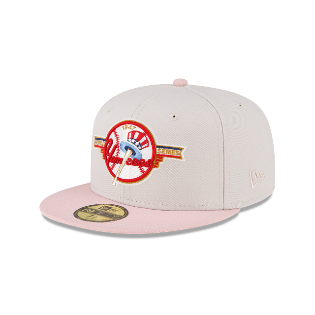 Hat Era Cap New New Caps Fitted Yankees York – 59FIFTY Stone Pink Just