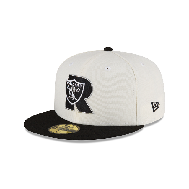 New Era Caps Las Vegas Raiders Throwback 59FIFTY Fitted Hat Black