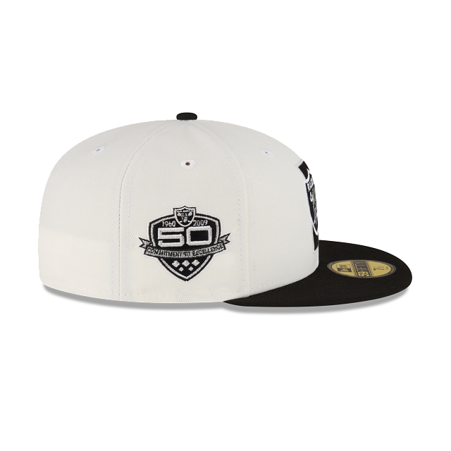Men's New Era Gray Las Vegas Raiders City Describe 59FIFTY Fitted Hat