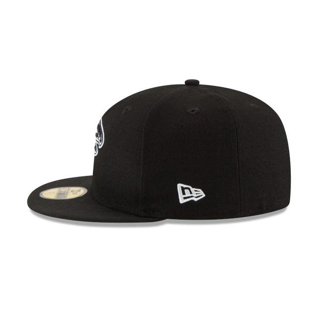 Atlanta Falcons Black & White 59FIFTY Fitted Hat – New Era Cap