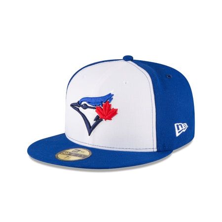 Men's MLB Toronto Blue Jays New Era Black/White 59FIFTY Fitted Hat