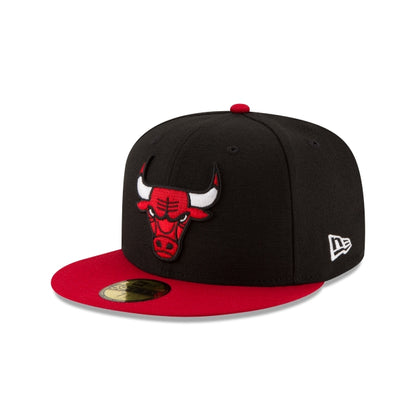 Chicago Bulls 2Tone Black 59FIFTY Fitted Hat