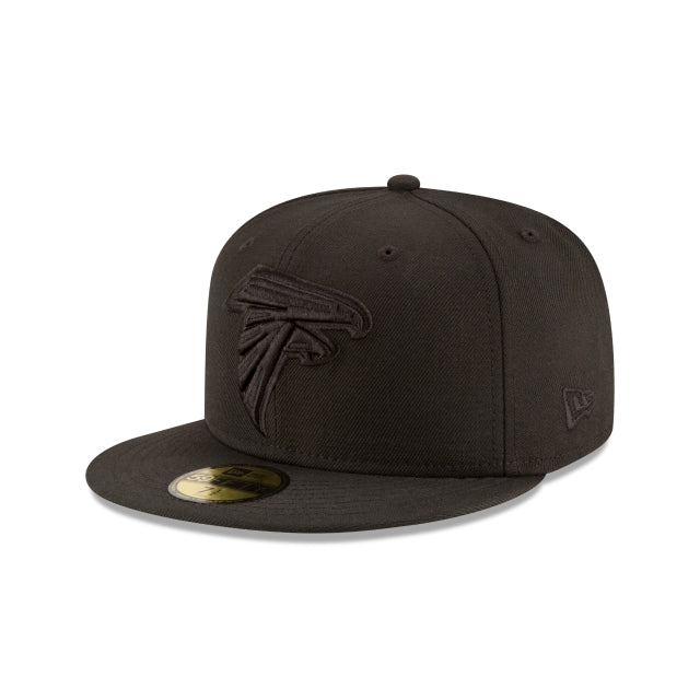 Atlanta Falcons Black On Black 59FIFTY Fitted Hat – New Era Cap