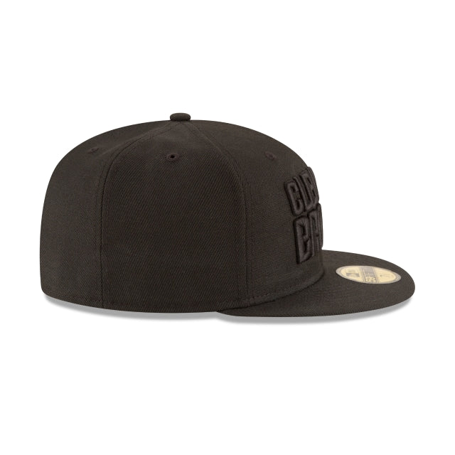 Cleveland Browns Black On Black 59FIFTY Fitted Hat – New Era Cap