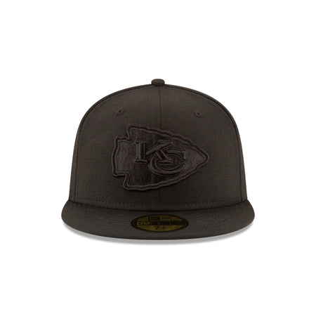 Kansas City Chiefs Black On Black 59FIFTY Fitted Hat