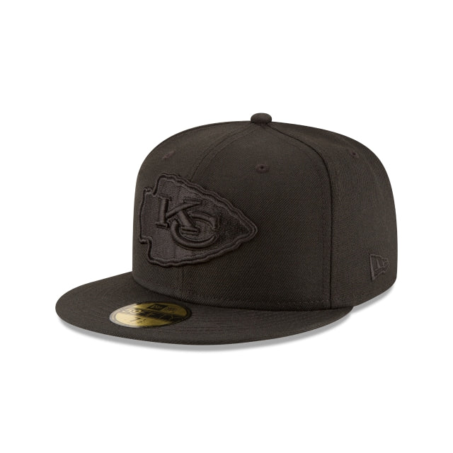 Kansas City Chiefs Black On Black 59FIFTY Fitted Hat – New Era Cap