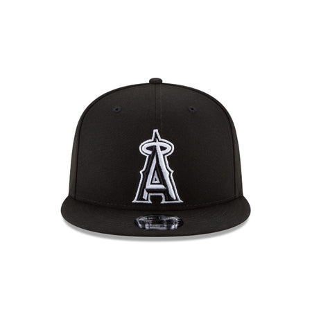 Los Angeles Angels Basic Black and White 9FIFTY Snapback Hat